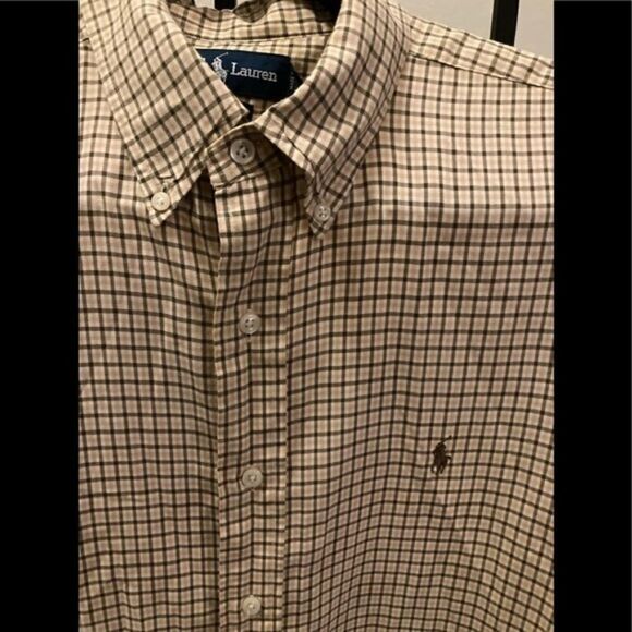 Ralph Lauren plaid long sleeve shirt - Picture 6 of 6